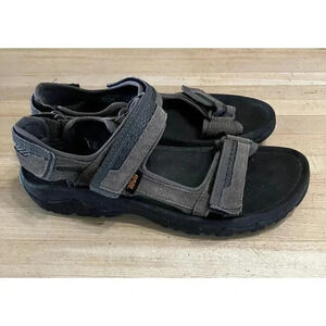 Teva Mens Hudson Adjustable Hiking Bungee Cord Trail Sandals Size 9 Brown AN GDD